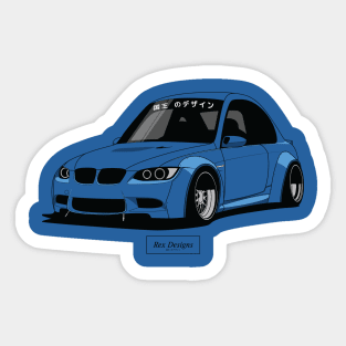 BMW E92 (Blue) Sticker